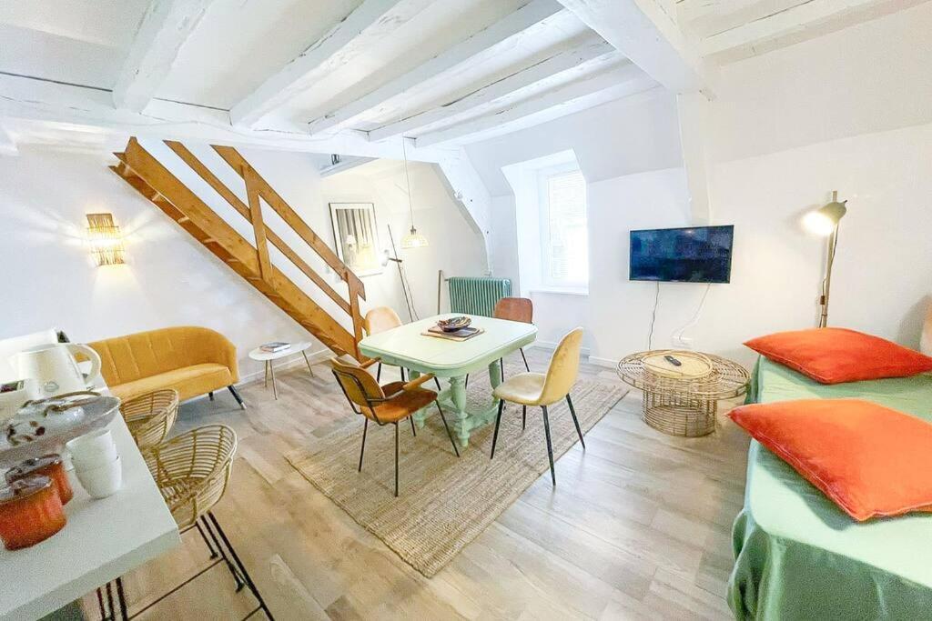 Appartement Moonrise - Plage 50M - Rue Gratuite 생말로 외부 사진