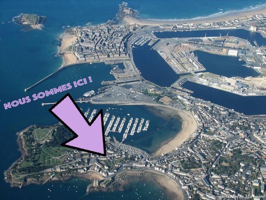 Appartement Moonrise - Plage 50M - Rue Gratuite 생말로 외부 사진